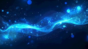 梦幻蓝色流光波纹背景图