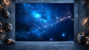 梦幻星空室内场景展示