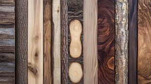 多样木材纹理展示