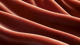 红色绒布纹理特写