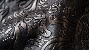 金属雕花纹理细节展示