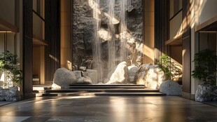 室内雅致水景景观设计