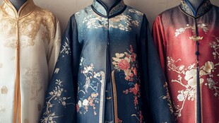 中式华服 精致刺绣传统之美