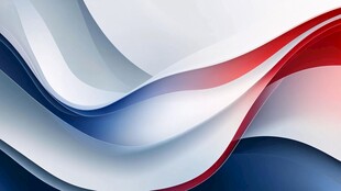 红蓝白动感波浪背景图