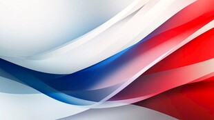 红蓝白动感渐变线条背景