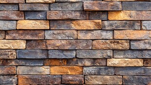 复古石砖墙纹理背景