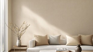 简约温馨客厅一角展示