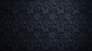 黑色浮雕花纹背景图