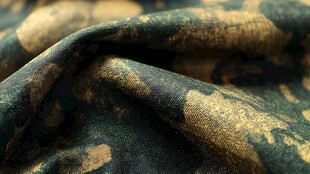 复古花纹布料细节展示