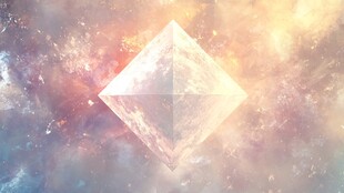 梦幻宇宙中的透明菱形