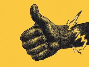 点赞手势 力量与肯定象征