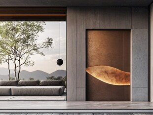 现代简约风格入户门设计