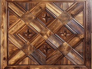 精美木质拼花地板纹理