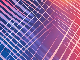 炫彩线条几何抽象背景图