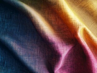 多彩渐变纹理布料特写