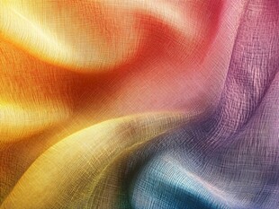 绚丽多彩的飘逸织物纹理