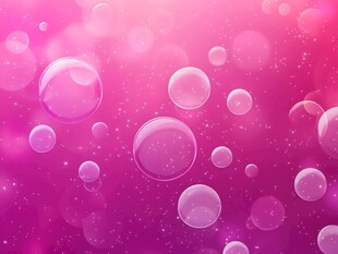 梦幻粉紫气泡背景图
