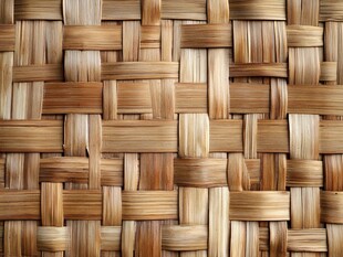 竹编纹理 细腻古朴的工艺美