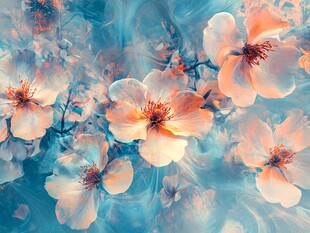 梦幻花卉 柔美花朵艺术图景