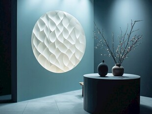 中式墙面装饰与雅致摆件