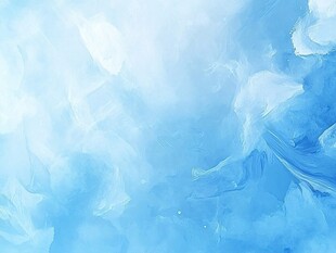 梦幻蓝调水彩抽象背景图