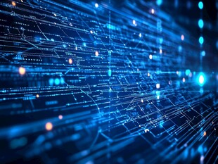 科技感数据网络背景图