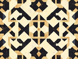 几何拼花瓷砖图案设计