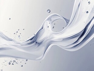 流动的牛奶艺术纹理