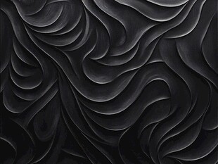 黑色立体波浪纹理背景