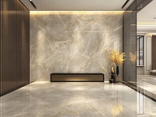 现代简约大理石客厅一角