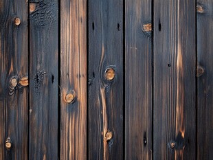 深色木纹木板纹理特写