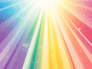 绚丽七彩光芒背景图