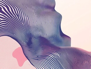 抽象线条构成的流动图案