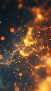 梦幻金色粒子网络世界