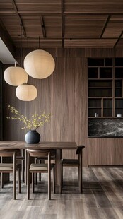 中式风格餐厅室内优雅景致
