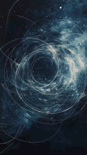 梦幻宇宙漩涡星空景象