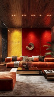 时尚多彩客厅室内装饰图