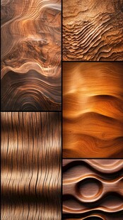 多样木纹纹理艺术展示