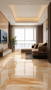 现代简约风温馨客厅空间