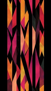 几何色彩拼接条纹图案