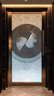 中式精致入户门艺术装饰