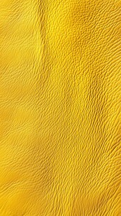 亮黄色皮革纹理背景图