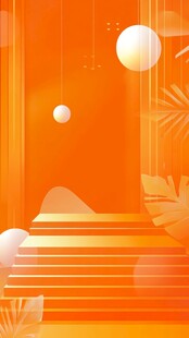 橙光梦幻阶梯空间场景