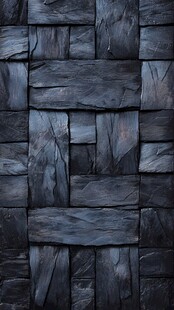 深灰色石砌墙面纹理
