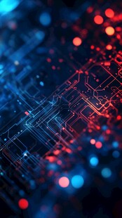 科技感电路板背景画面