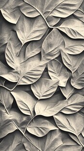 复古质感树叶纹理图案