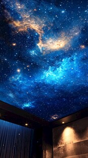 梦幻星空天花板设计