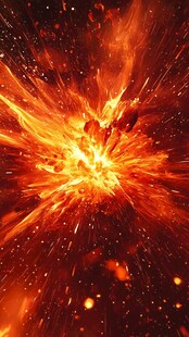 火焰爆炸特效画面