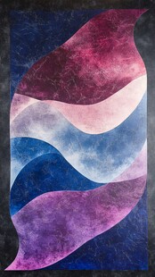 梦幻波浪抽象艺术图案