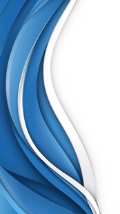 蓝色动感曲线抽象背景图
